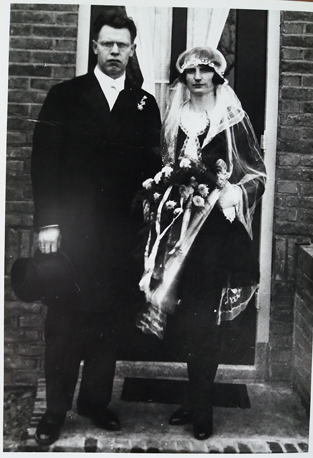 Opa en Oma trouwfoto